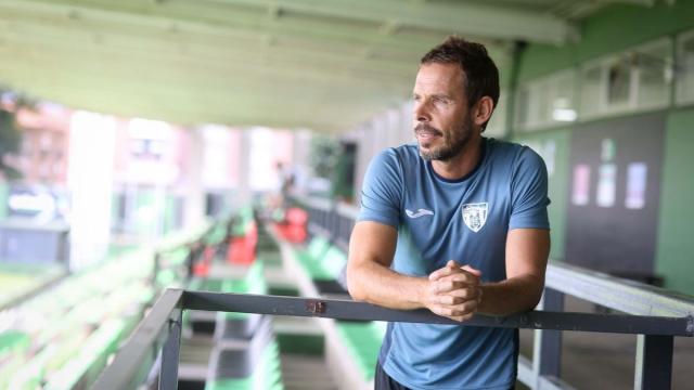 Aitor Calle, entrenador del Sestao River