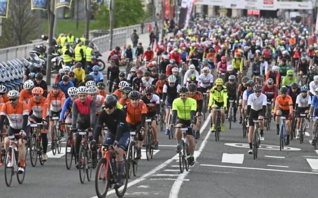 Imagen de archivo de una marcha cicloturista