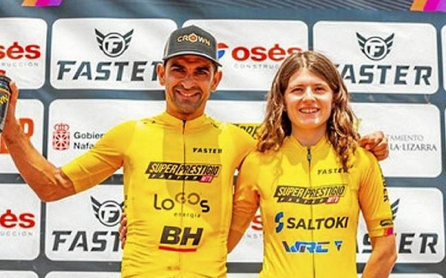 Ismael Esteban y Estibaliz Sagardoy tras finalizar la competici&oacute;n.