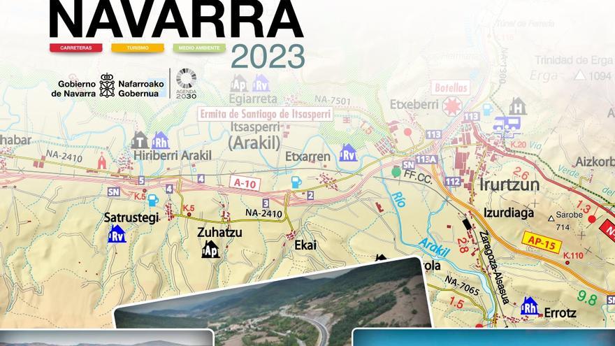 Portada del Atlas de Navarra 2023