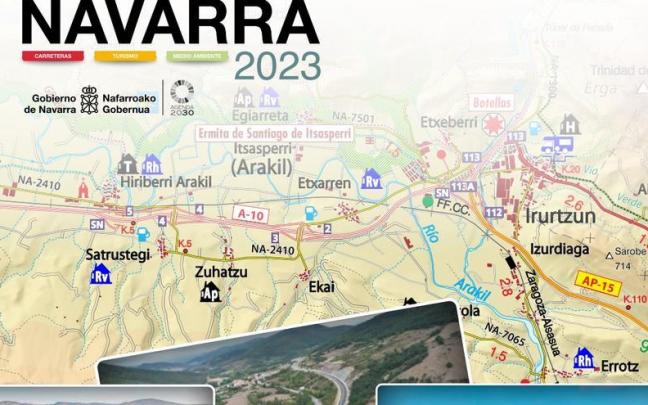 Portada del Atlas de Navarra 2023 Portada del Atlas de Navarra 2023