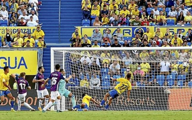 Corpas igualó el encuentro para el Eibar en el minuto 26 del partido. | FOTO: LALIGA