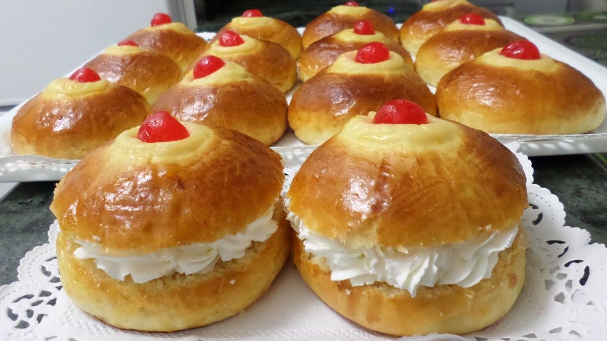 El pastel de Santa Águeda o “tetica de monja”.