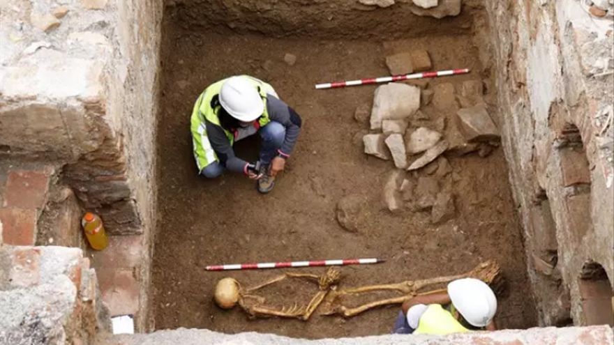 Imagen de una excavación arqueológica