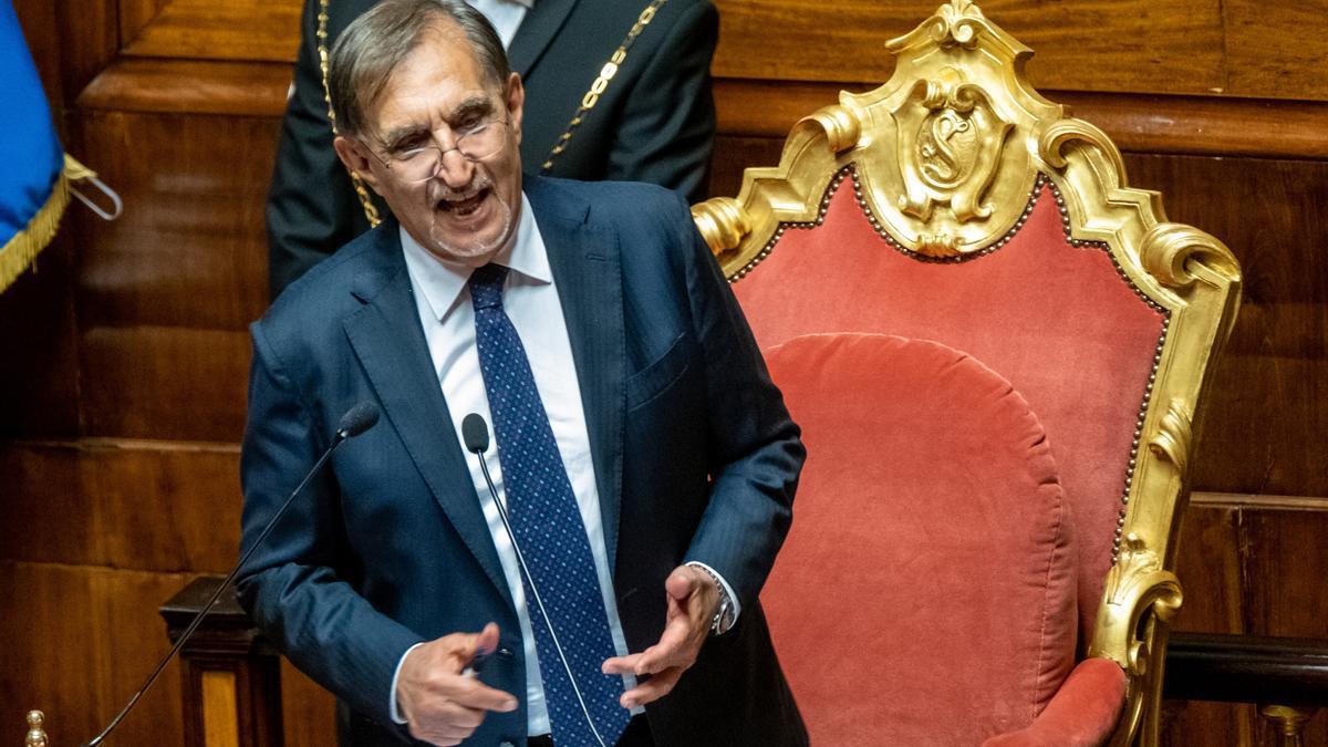 Ignazio La Russa, nuevo presidente del Senado italiano.