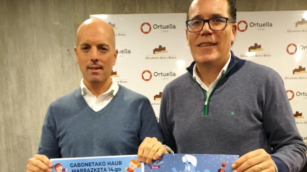 Aitor Oliver y Saulo Nebreda presentaron la campaña .