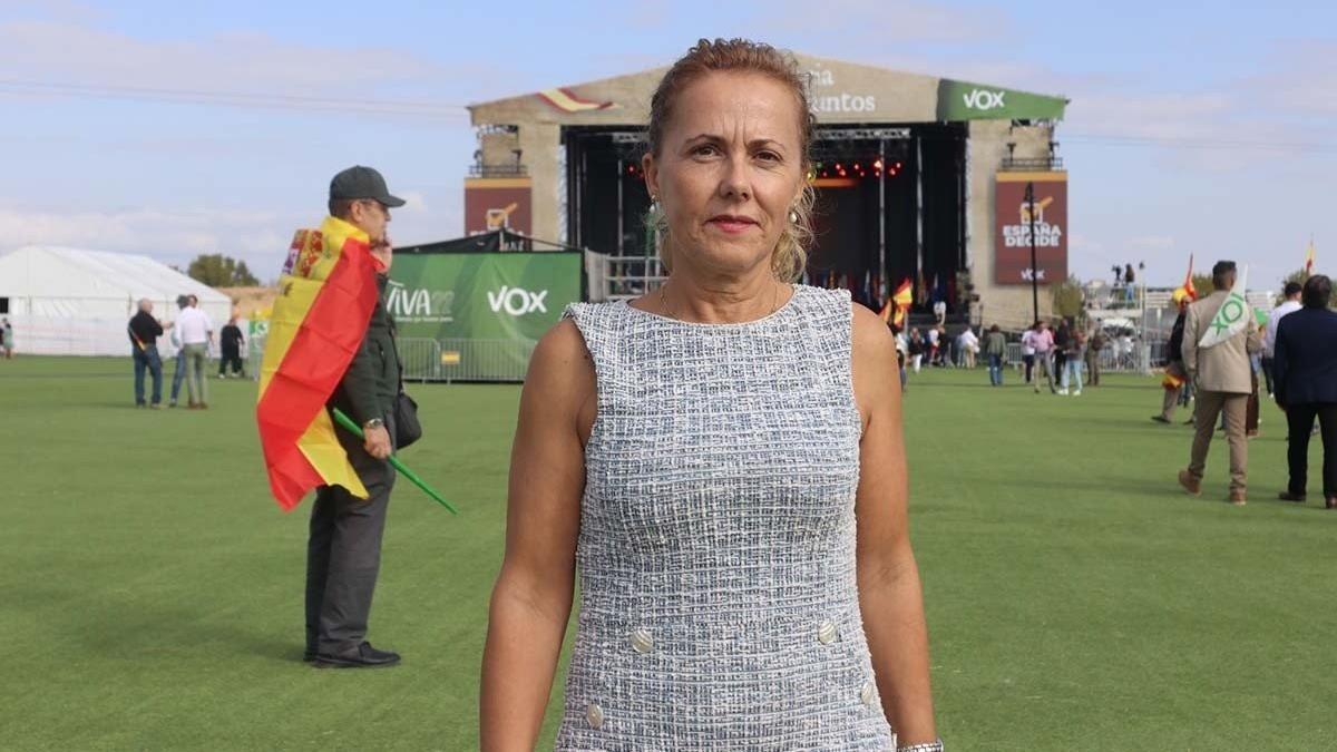 María Estévez, candidata de Vox al Ayuntamiento de Pamplona.