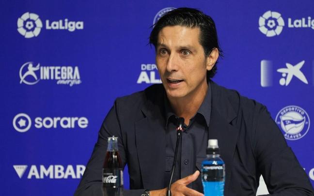 Sergio Fernández durante una rueda de prensa