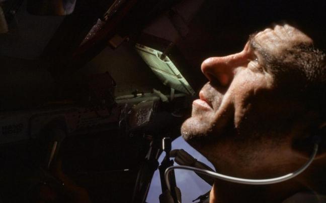 El astronauta Walter Cunningham, del Apolo 7. El astronauta Walter Cunningham, del Apolo 7.
