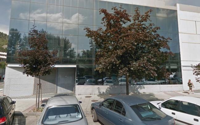 Vista del Polideportivo de Estella-Lizarra.