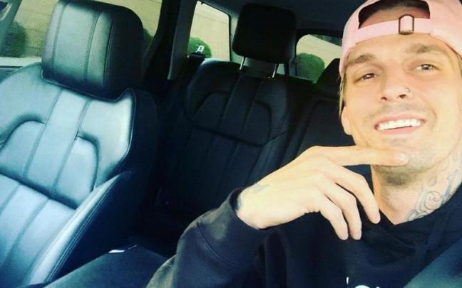 El cantante Aaron Carter en una imagen de su Instagram.
