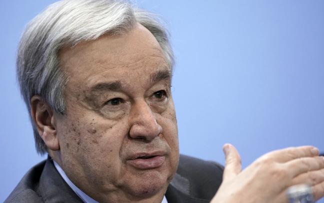 El Secretario General de la ONU Antonio Guterres. El Secretario General de la ONU Antonio Guterres.