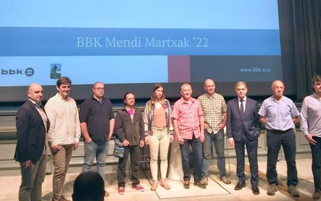La presentaci&oacute;n del programa cont&oacute; con la presencia de representantes de la BBK, clubes de monta&ntilde;a y alcaldes.