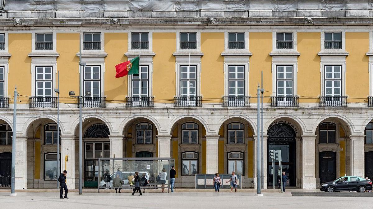 Fachada del Tribunal Supremo de Portugal, en Lisboa.