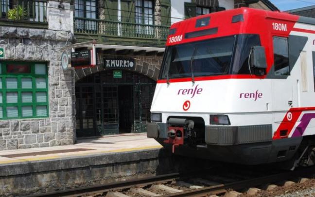 Estación de tren en Amurrio. Estación de tren en Amurrio.