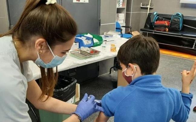 El 48,5% de los ni&ntilde;os vascos de 5 a 11 a&ntilde;os ha completado la pauta de vacunaci&oacute;n.