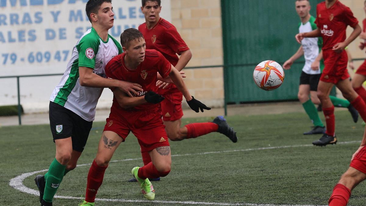 Imagen de un Oberena-Osasuna juvenil