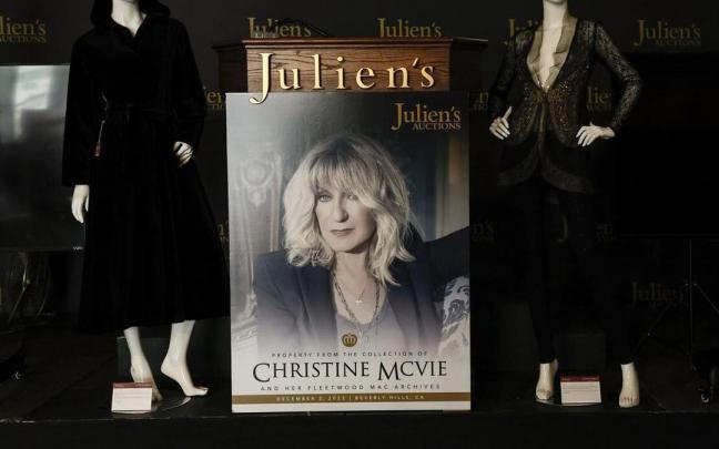 Cartel con la imagen Christine McVie.