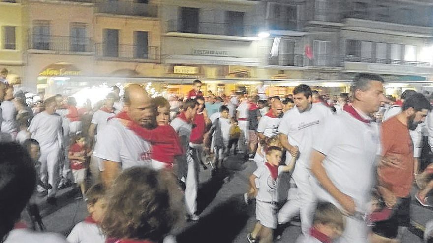 El torico de fuego es uno momentos en los que cada día reina el caos, el miedo y las risas.