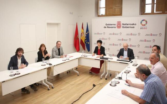 Miembros de la Comisión Negociadora del Convenio Económico.