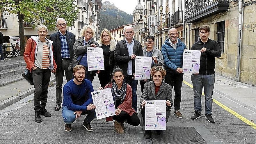 Representantes de los agentes que participan en EKKO en la presentación realizada en noviembre. | FOTO: N.G.