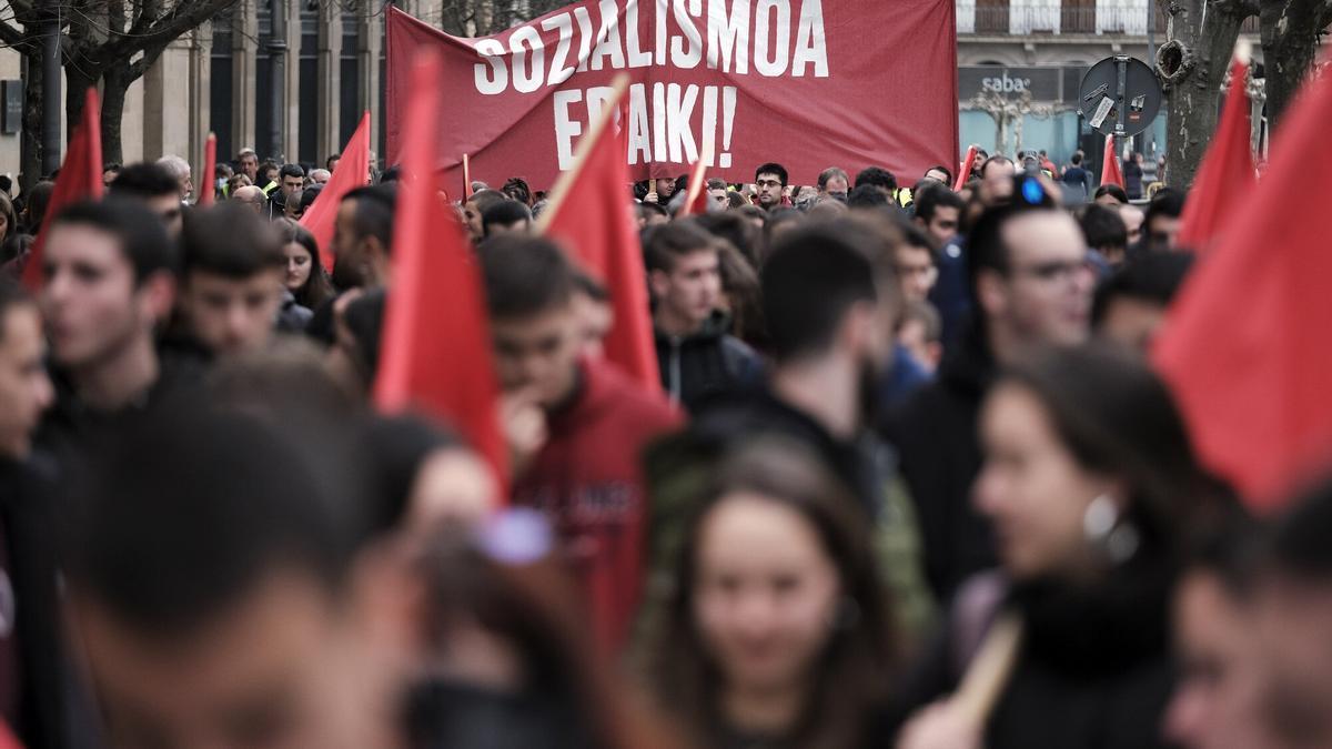 Manifestación de KSI en protesta por el encarecimiento de la vida.