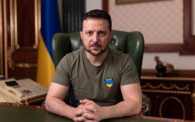 El presidente Volodimir Zelenski. El presidente Volodimir Zelenski.
