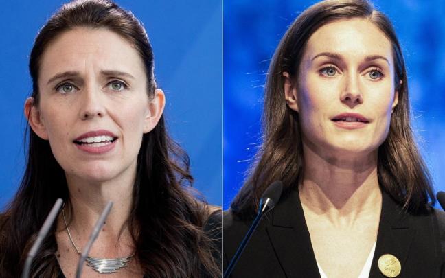 Jacinda Ardern y Sanna Marin.