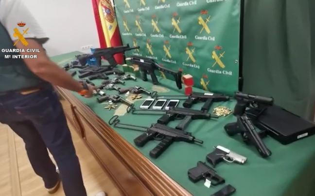 Objetos intervenidos en la operación 'Terral' de la Guardia Civil. Objetos intervenidos en la operación 'Terral' de la Guardia Civil.