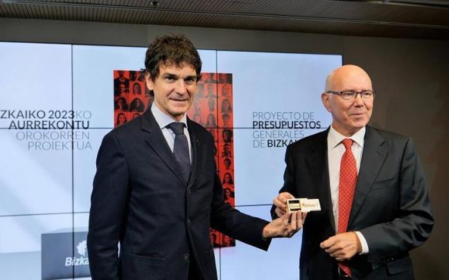 Unai Rementeria eta Jos&eacute; Mar&iacute;a Iruarrizaga.