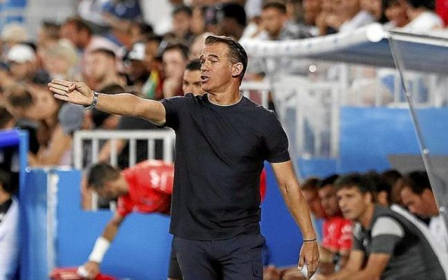 Luis Garc&iacute;a Plaza, durante el partido entre el Legan&eacute;s y el Alav&eacute;s de hace un mes.
