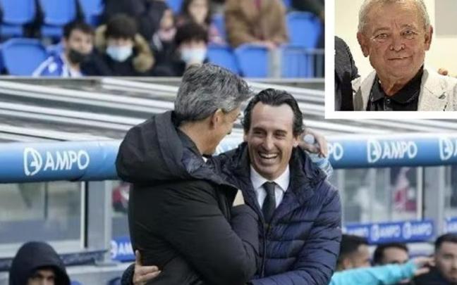 Imanol y Emery se saludan en la banda de Anoeta. Mikel Etxarri analiza sus figuras y las de otros t&eacute;cnicos guipuzcoanos.