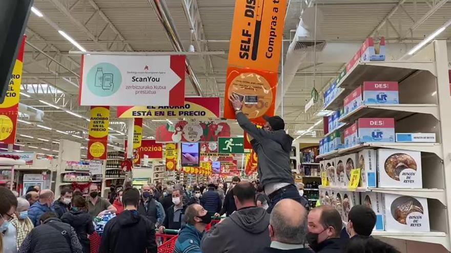 Protesta ENBA y EHNE