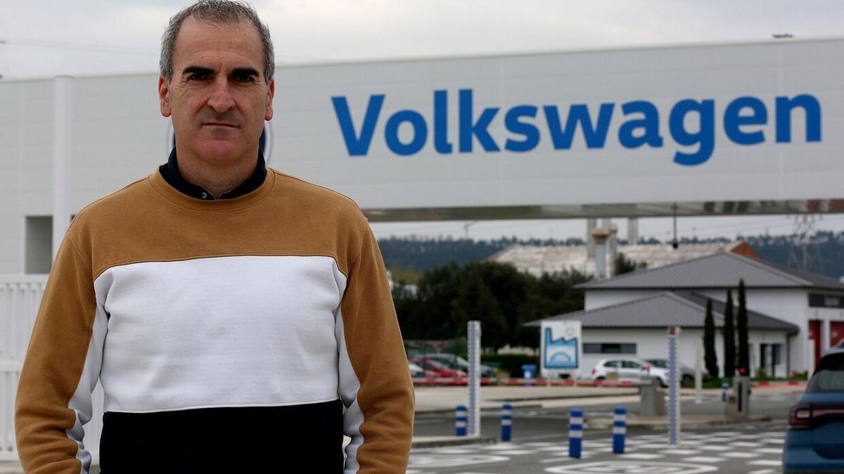 Alfredo Morales Vidarte, presidente del comité de empresa de Volkswagen Navarra (UGT)