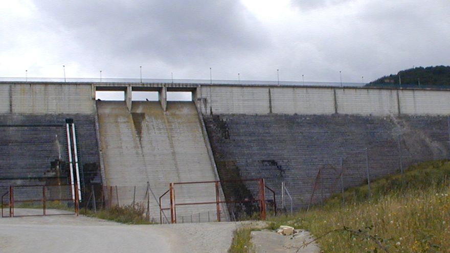 Imagen de archivo de la presa de Urdalur, en la cabecera del río Altzania.