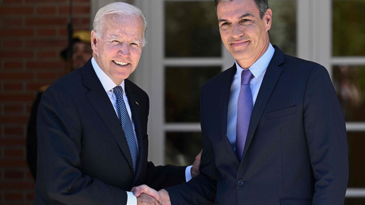 Biden y Sánchez.