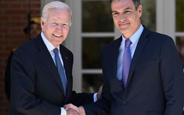 Biden y Sánchez.
