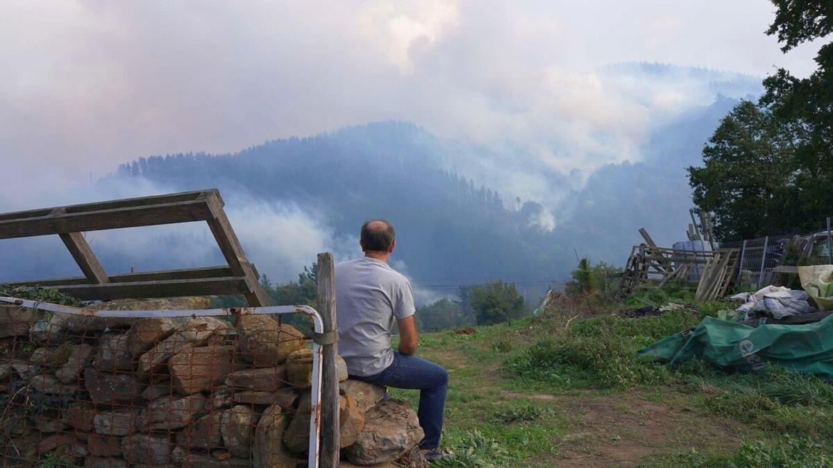 El incendio en Balmaseda ya ha sido controlado