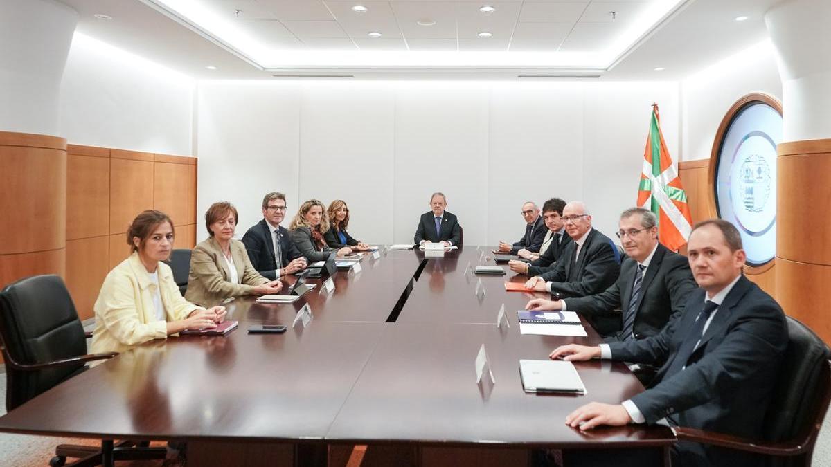 La última reunión del Consejo Vasco de Finanzas el pasado octubre.