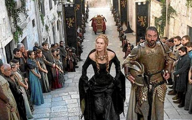 Escena de la serie ‘Juego de Tronos” en Cáceres. Escena de la serie ‘Juego de Tronos” en Cáceres.