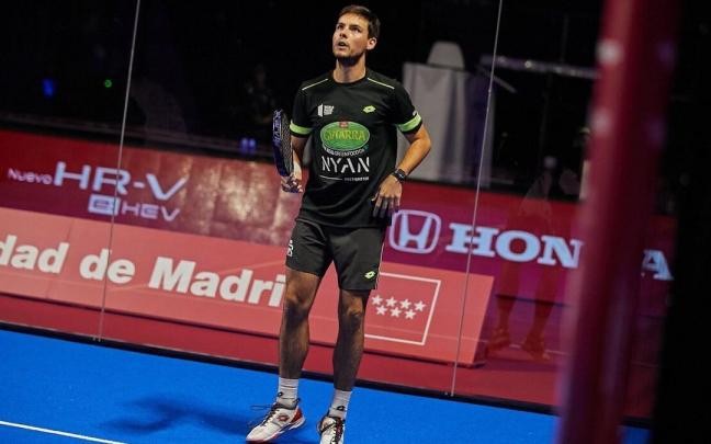 Zaratiegui, en el Campeonato de España disputado en el Wizink Center de Madrid. Zaratiegui, en el Campeonato de España disputado en el Wizink Center de Madrid.
