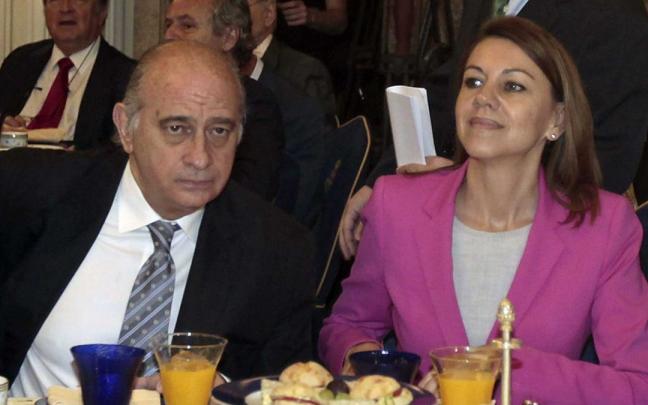 María Dolores de Cospedal, junto a Jorge Fernández Díaz María Dolores de Cospedal, junto a Jorge Fernández Díaz