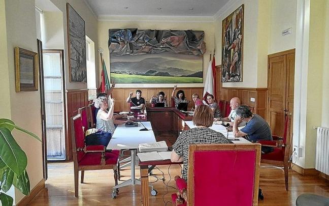 Usurbilgo pleno aretoa. | ARGAZKIA: N.G Usurbilgo pleno aretoa. | ARGAZKIA: N.G