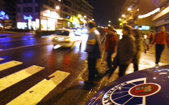 Una patrulla de la Ertzaintza durante un operativo de vigilancia. Una patrulla de la Ertzaintza durante un operativo de vigilancia.