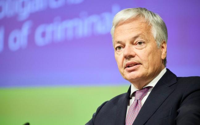 El comisario de Justicia, Didier Reynders.