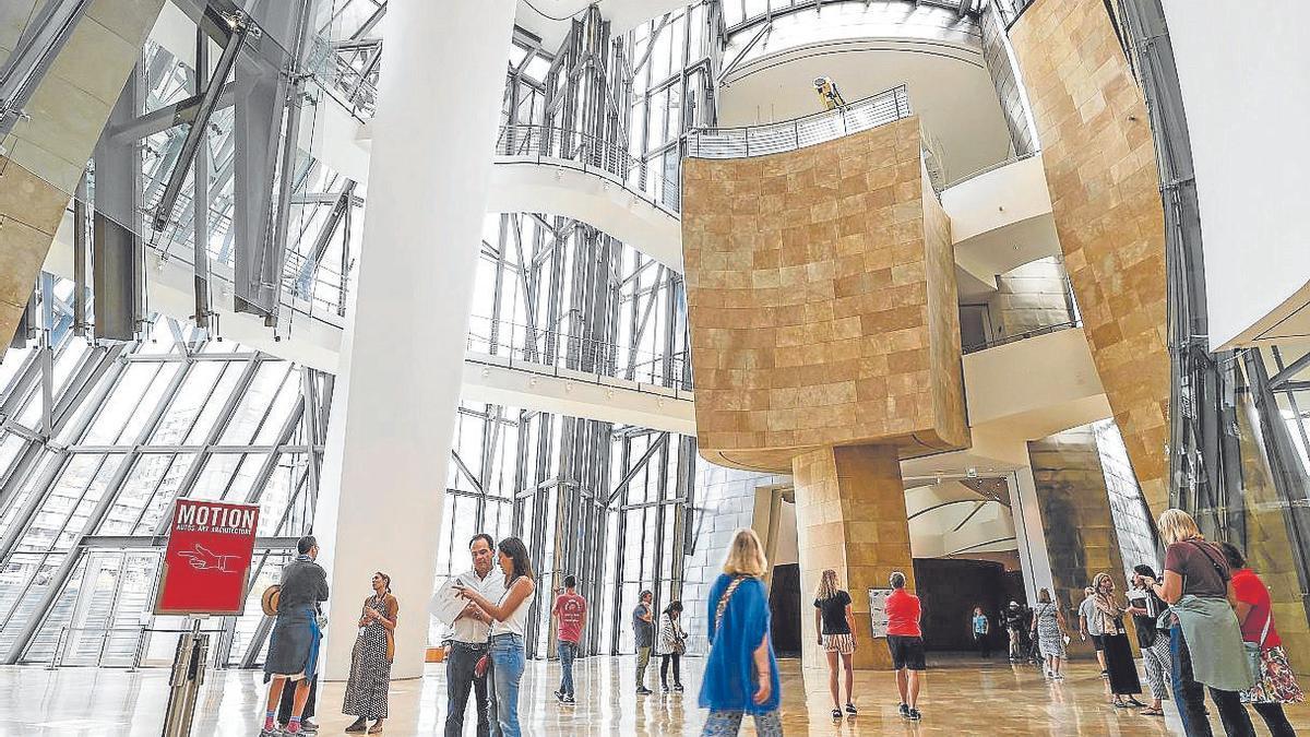 En el Guggenheim Bilbao.