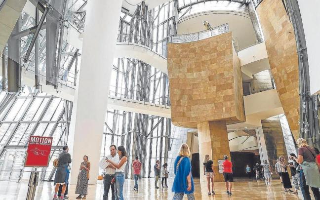 En el Guggenheim Bilbao.