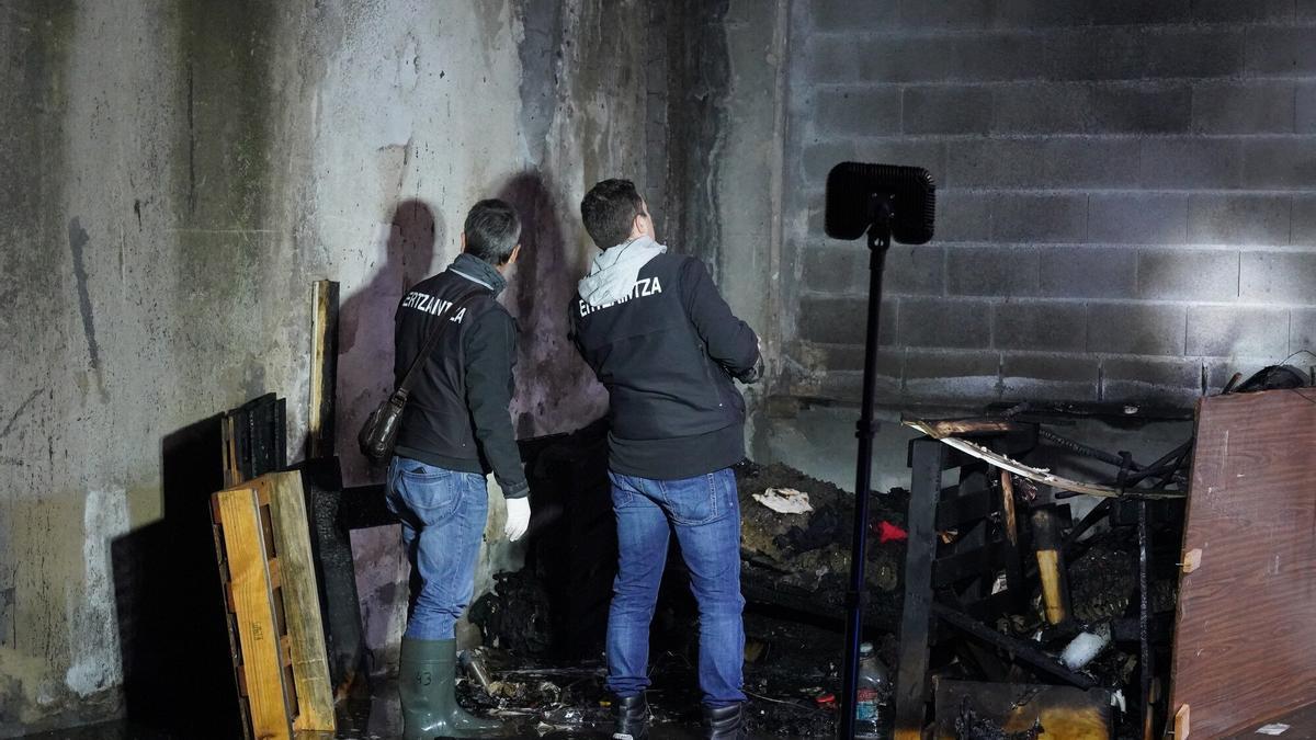 Un hombre muere en Bilbao en el incendio de una txabola en Bolueta