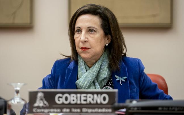 La ministra de Defensa, Margarita Robles, durante una comparecencia en el Congreso de los Diputados La ministra de Defensa, Margarita Robles, durante una comparecencia en el Congreso de los Diputados