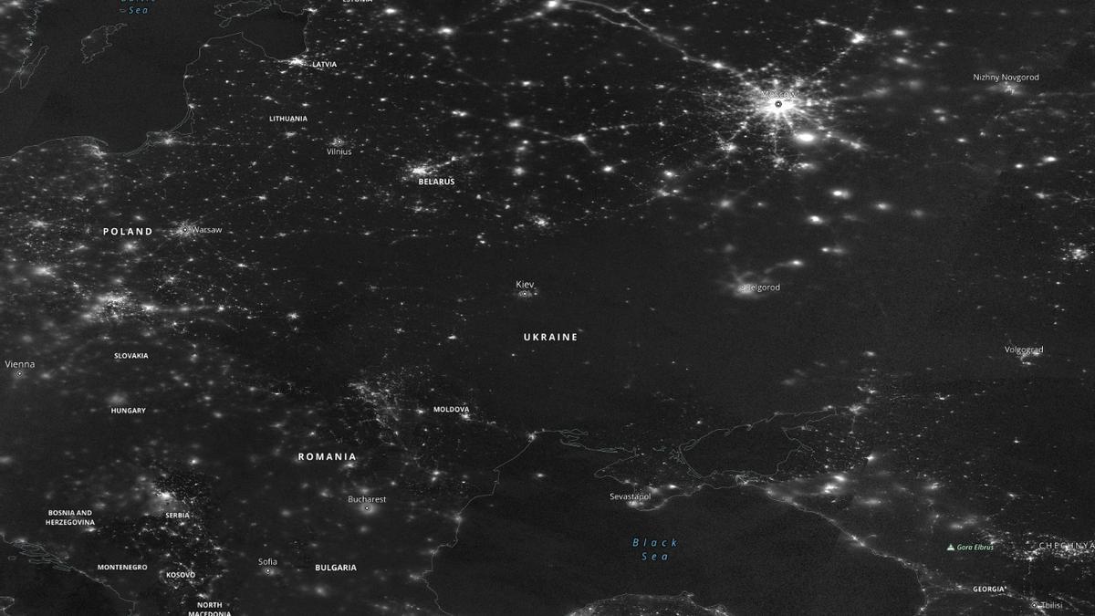 Imagen captada por la NASA el 23 de noviembre.